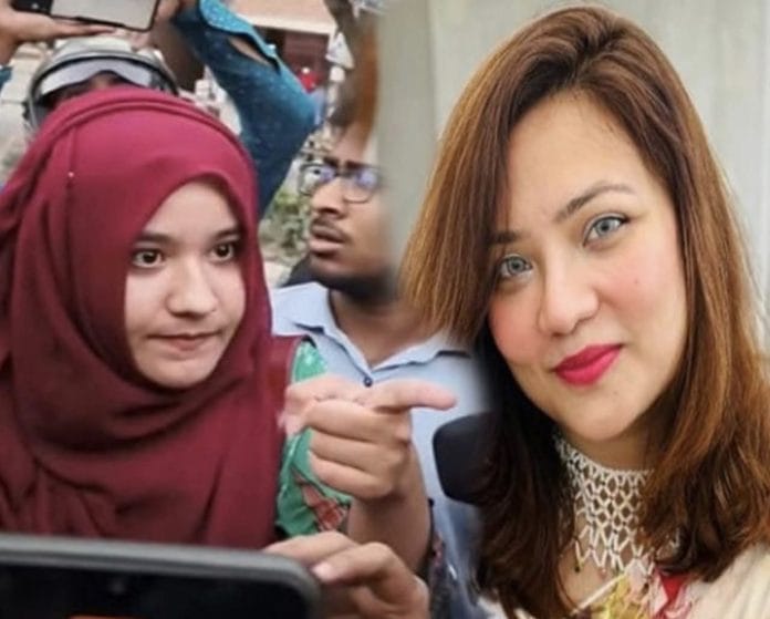 ডাকসুর রাফিয়ার পাশে দাঁড়ালেন ঢাবি শিক্ষিকা মোনামি